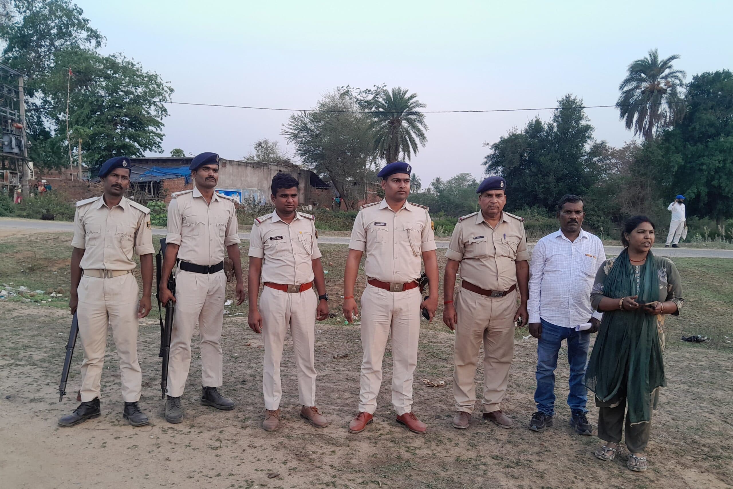 थाना भवन के लिए चिह्नित जमीन किया सीमांकन