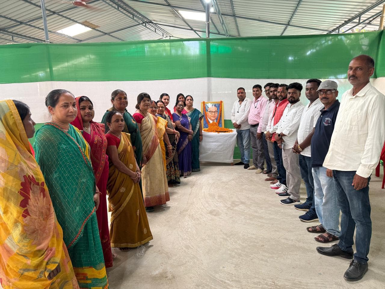 जदयू परिवार ने मनायी बाबा साहेब डॉ भीमराव आंबेडकर की जयंती