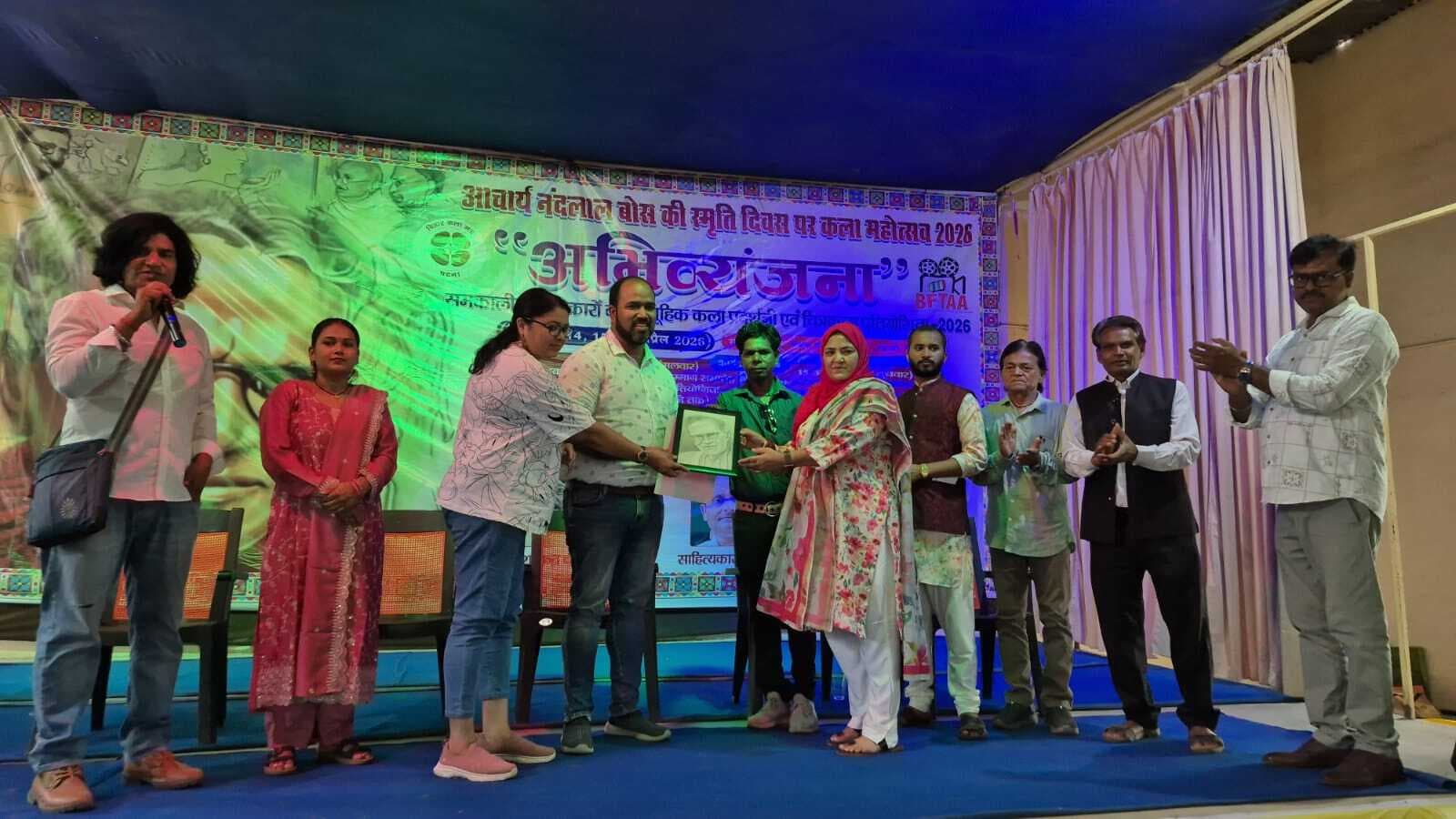 कला महोत्सव में डॉ उदय शंकर को ‘आचार्य नंदलाल बोस कला सम्मान 2026