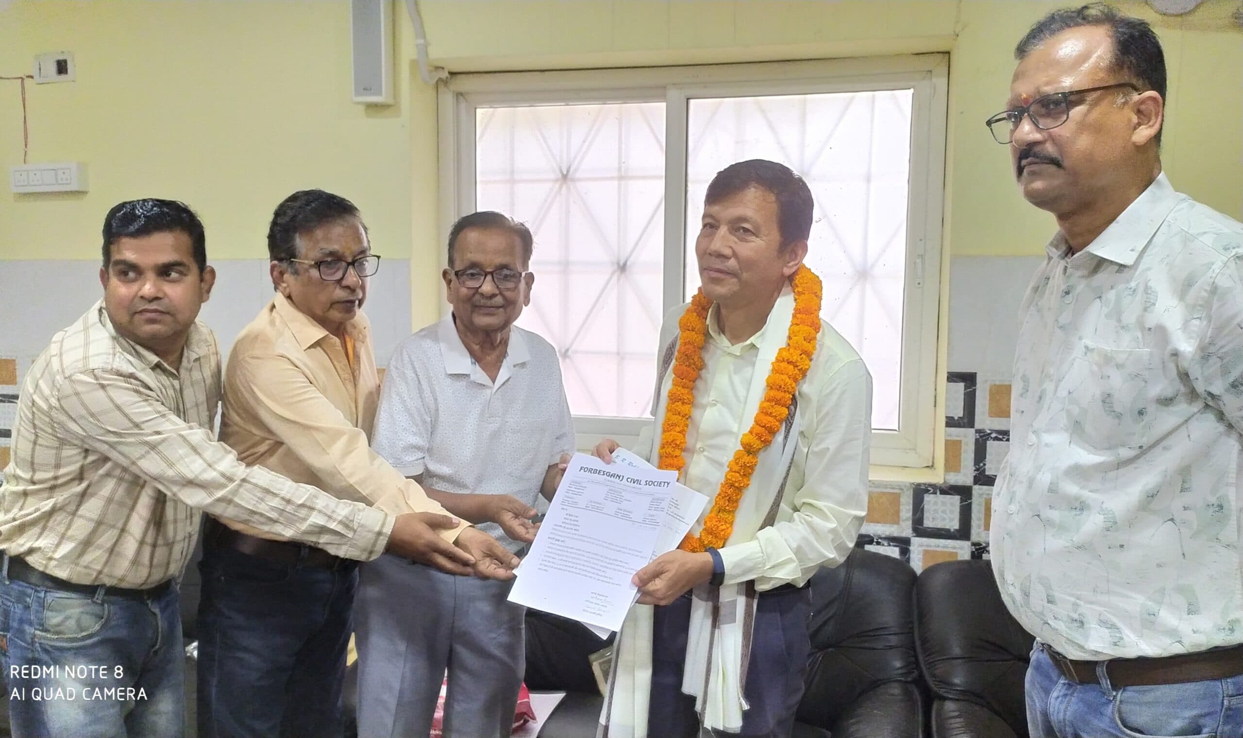 शिष्टमंडल ने डीआरएम का किया स्वागत