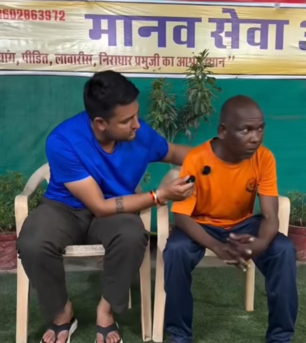 बरहेट के बुजुर्ग को गुजरात में मानव सेवा संस्था ने बचाया