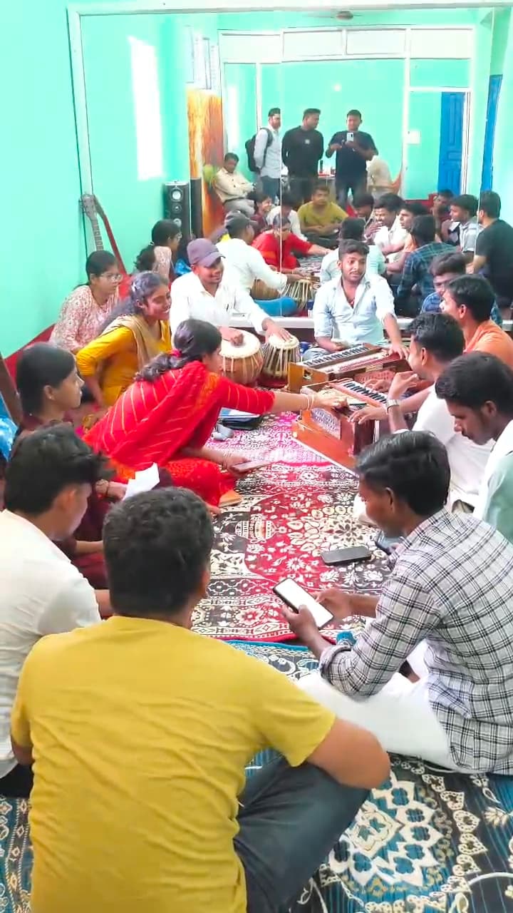 गरसंडा में भारतीय कला महाविद्यालय की वार्षिक परीक्षा संपन्न