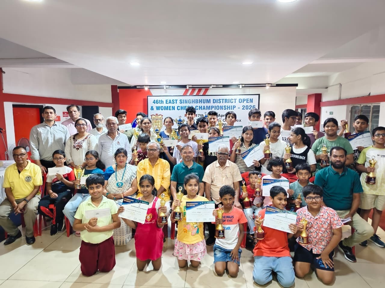 Jamshedpur sports news : 9.5 अंक के साथ देवांजन सिन्हा बने चैंपियन