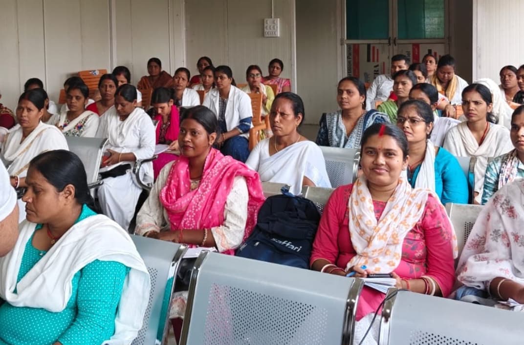 सीएचसी भवानीपुर में एनीमिया को लेकर प्रशिक्षण