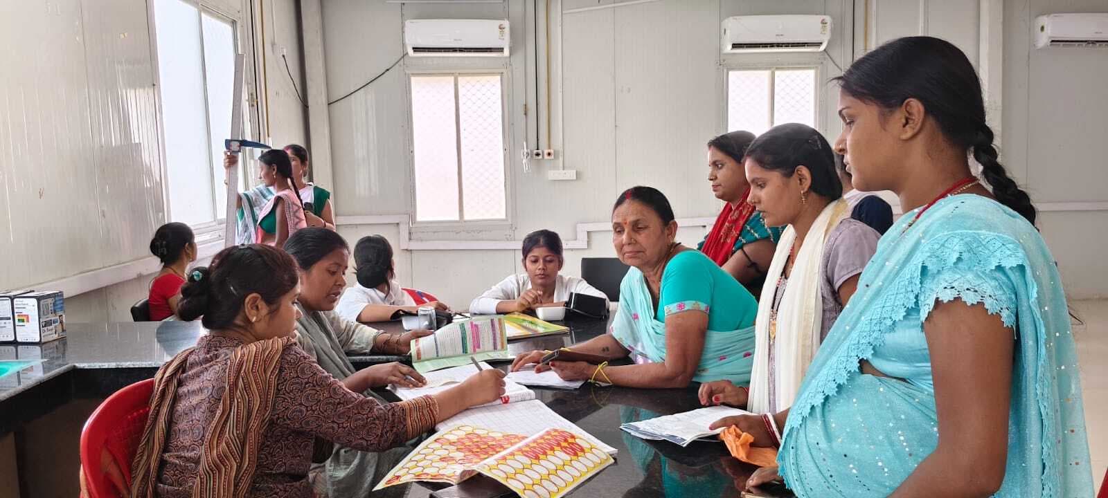 21 गर्भवती महिलाओं ने करायी स्वास्थ्य जांच