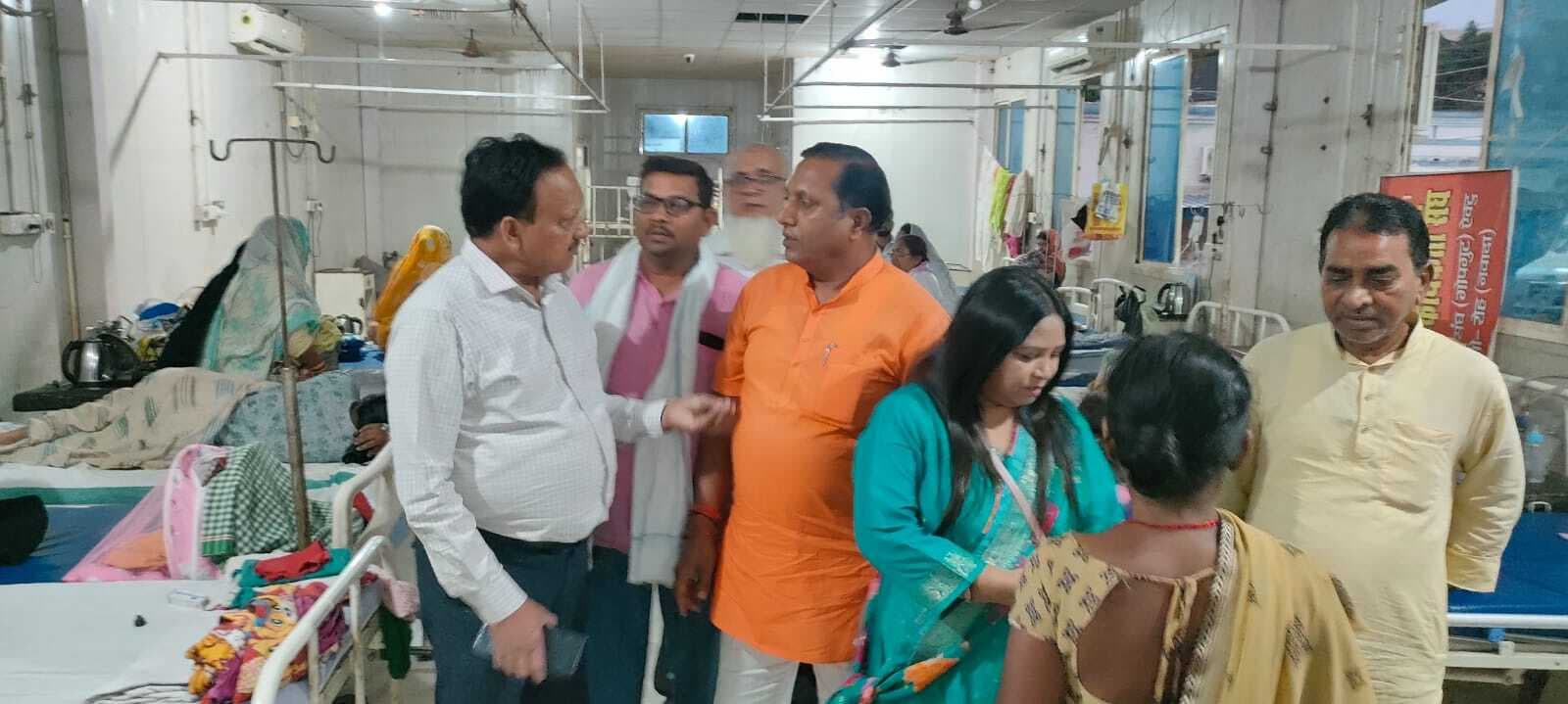 रोगी कल्याण समिति ने लू वार्ड को दुरुस्त करने का दिया निर्देश