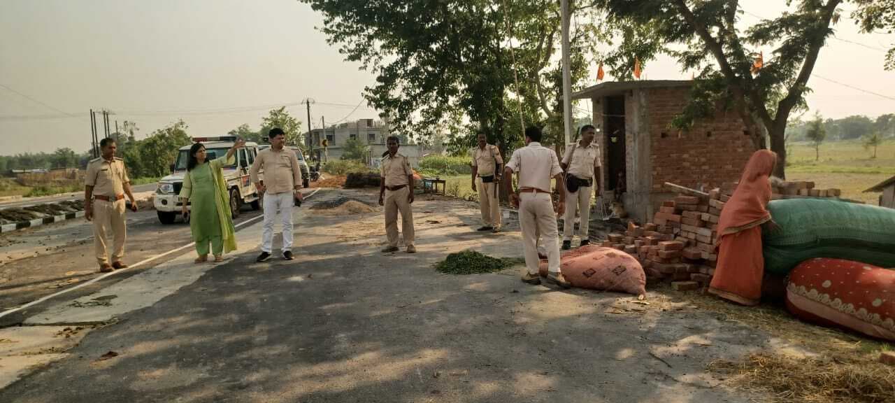 बाईपास से प्रशासन ने हटाया अतिक्रमण