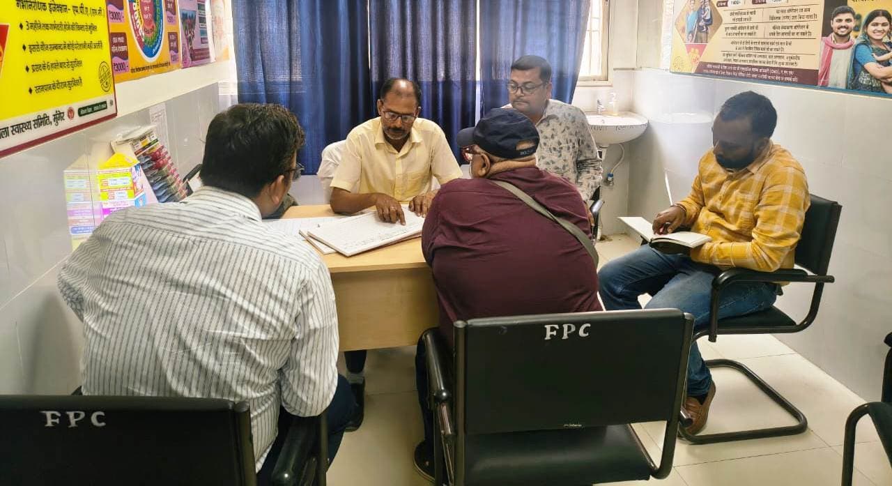 सेंट्रल टीम ने जिले में अंतरा का डोज बढ़ाने को लेकर किया निरीक्षण