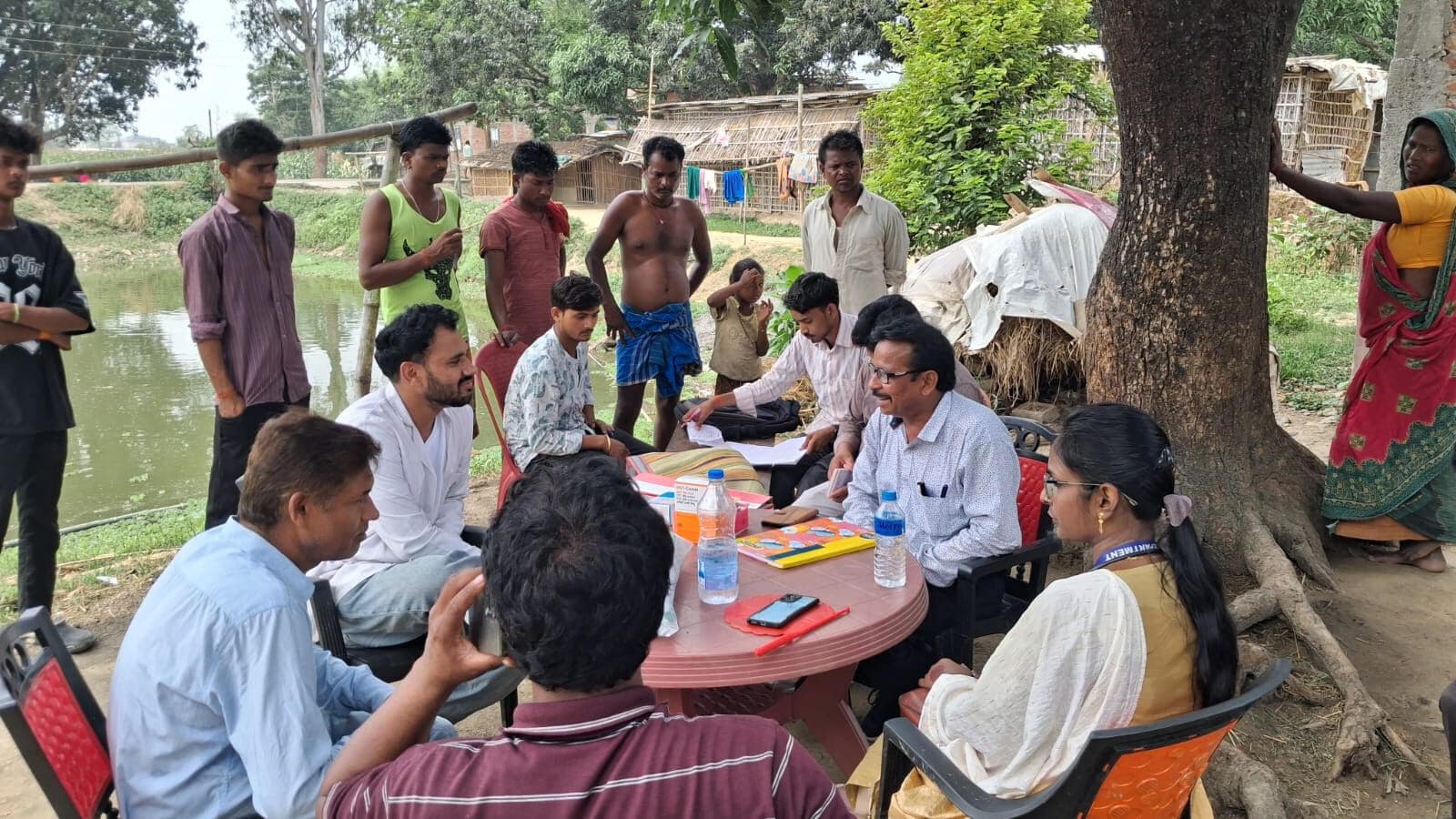 महादलित टोले में विशेष कैंप का आयोजन