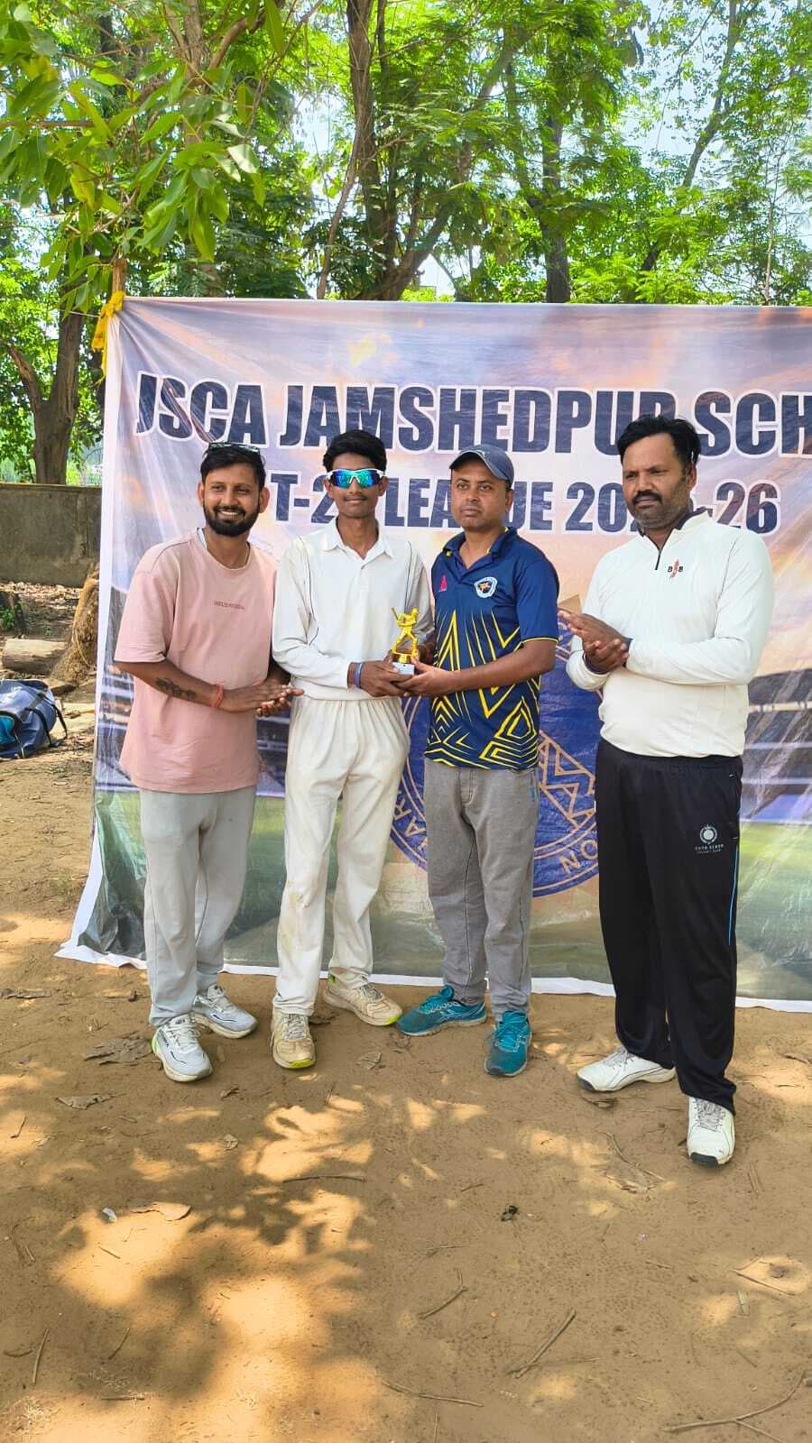 Jsca school league : विंग इंग्लिश स्कूल की टीम सात विकेट सी जीती