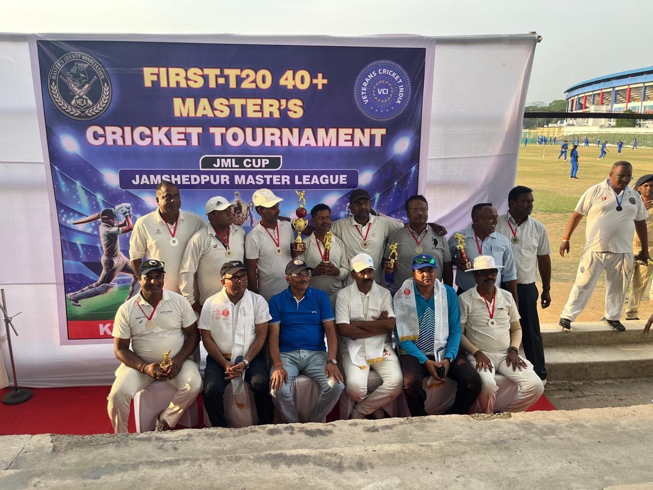 Jamshedpur veteran cricket :वॉरियर्स को हराकर एमसीए रेंजर्स ने जीता खिताब