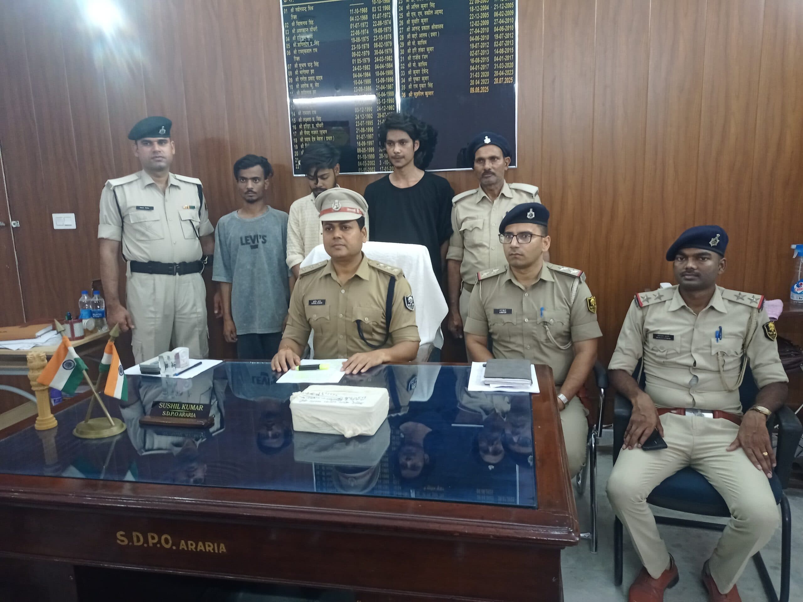 280.35 ग्राम स्मैक बरामद, तीन तस्कर गिरफ्तार