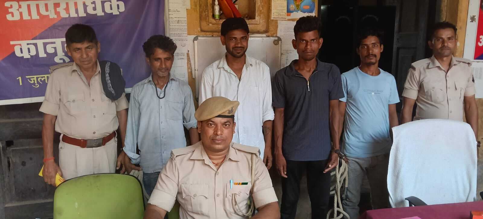अलग-अलग क्षेत्र से आधा दर्जन शराबी गिरफ्तार