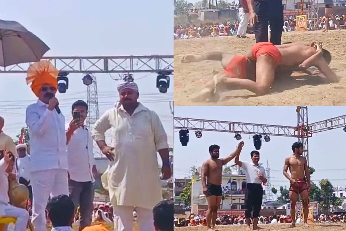 मोकामा महादंगल: ईरानी पहलवान 3 बार परास्त, जॉर्जिया ने दिल्ली के रोहित को हराया, 101 पहलवानों में बंटे 51 लाख