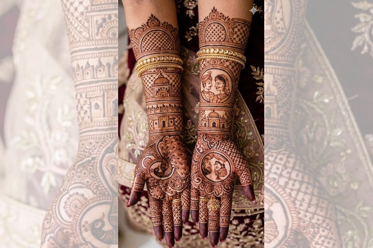 rajshathani mehndi design