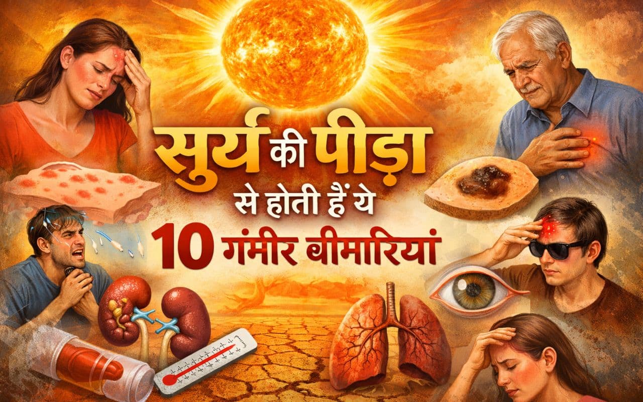 सूर्य की पीड़ा से होती हैं ये 10 गंभीर बीमारियां, जानिए असरदार इलाज और रामबाण उपाय