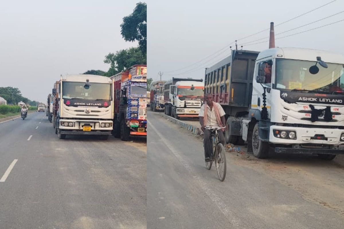 Gopalganj News: рдЕрд╡реИрдз рдмрд╛рд▓реВ рдкрд░рд┐рд╡рд╣рди рдкрд░ рдпреВрдкреА рдкреНрд░рд╢рд╛рд╕рди рдХреА рд╕рдЦреНрддреА, рдПрдирдПрдЪ-27 рдкрд░ рд▓рдЧрд╛ рд▓рдВрдмрд╛ рдЬрд╛рдо