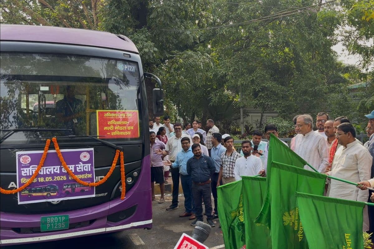 पटना में सचिवालय कर्मियों के लिए इलेक्ट्रिक और पिंक बस शुरू, इन 5 रूटों पर होगा परिचालन