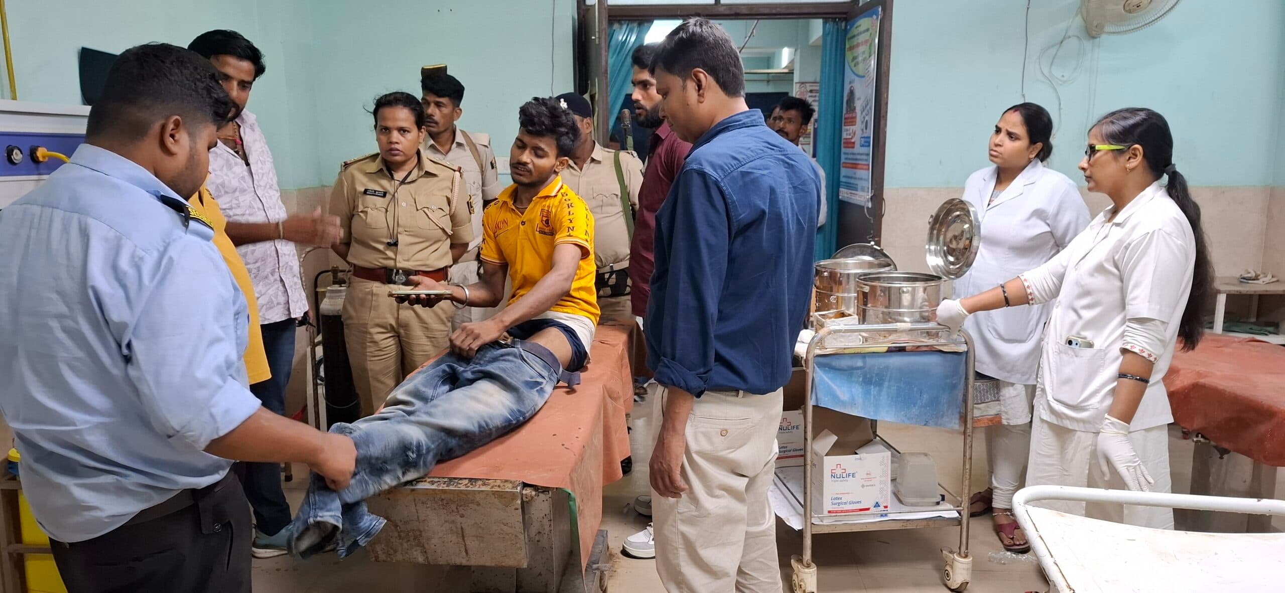 सड़क दुर्घटना में ई रिक्शा चालक जख्मी, इलाजरत
