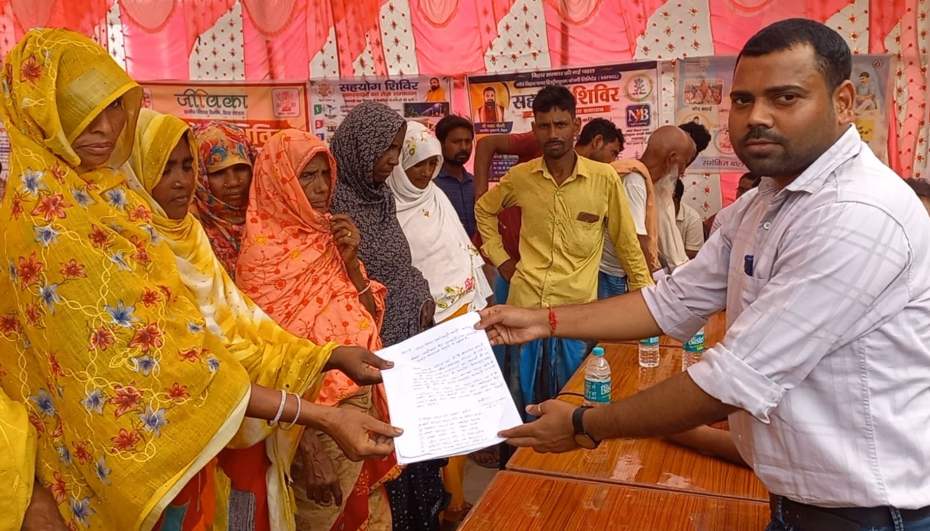 सहयोग शिविर में 396 आवेदनों का किया निष्पादन