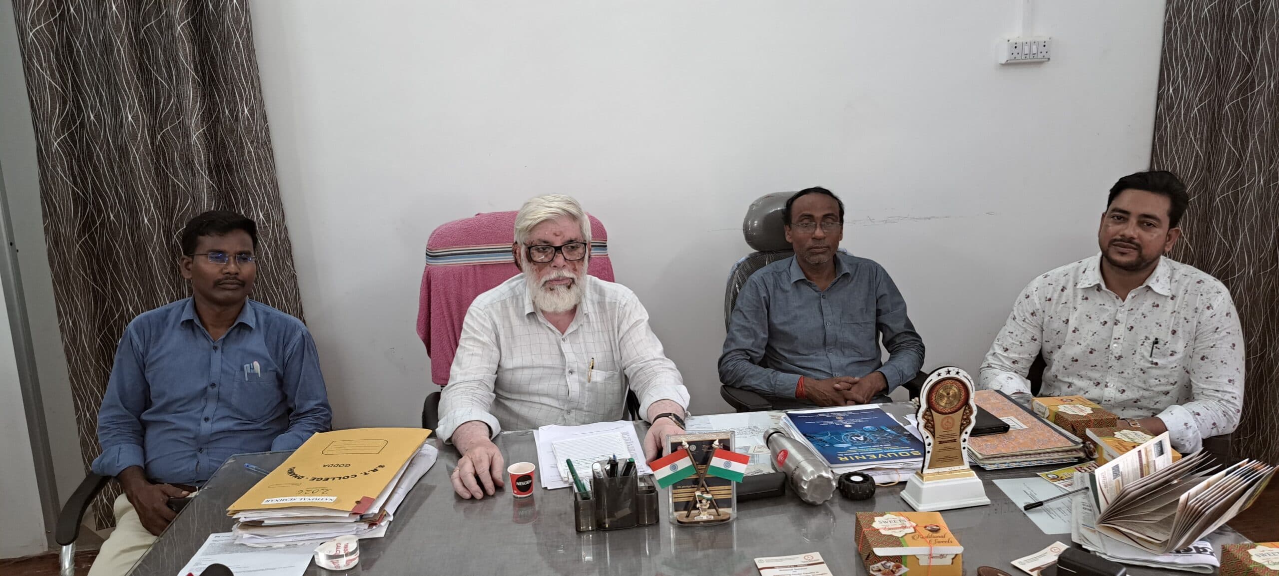 धमड़ी एसआरटी कॉलेज में राष्ट्रीय सेमिनार की तैयारियां जोरों पर