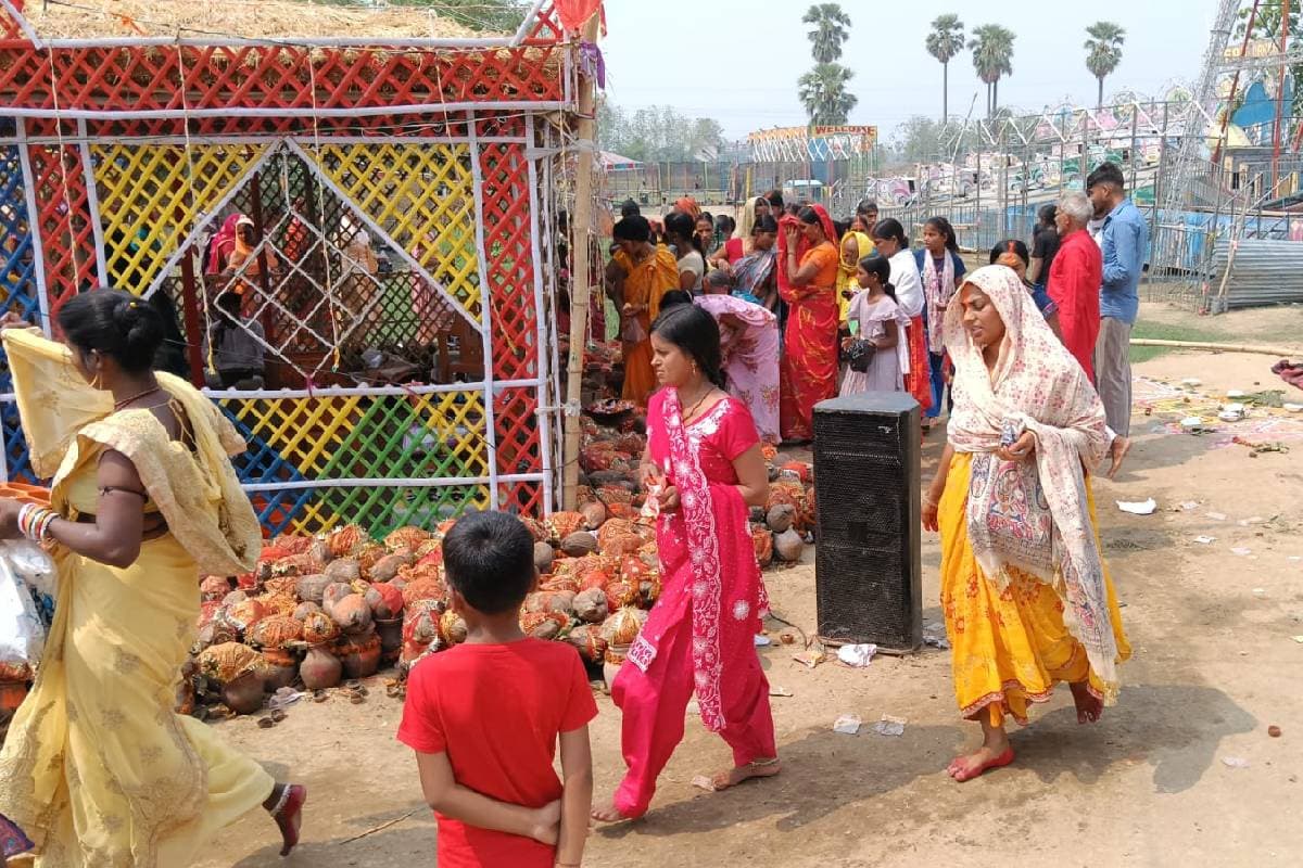 जहांगीरपुर में श्रीरामचरित मानस नवाह ज्ञान यज्ञ में उमड़ी श्रद्धालुओं की भीड़, भक्तिमय हुआ माहौल