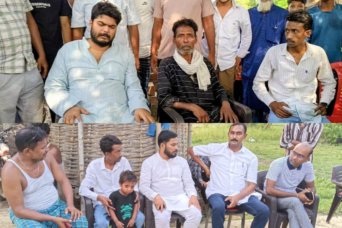 शहजाद हत्याकांड: परिजनों से मिलने शिवराजपुर पहुंचे राजद विधायक ओसामा शहाब और अनवारुल हक