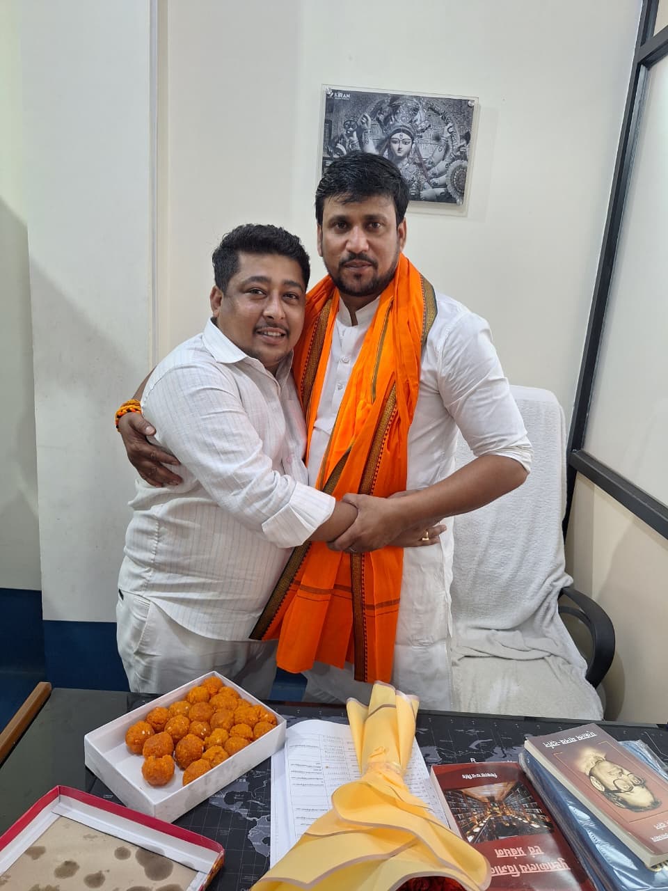 जमुई के नवनियुक्त भाजयुमो प्रदेश अध्यक्ष जितेंद्र सिंह को अंकि केशरी ने दी बधाई