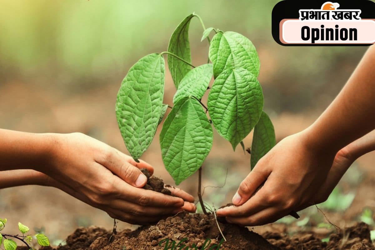झारखंड में पर्यावरण संरक्षण की पहल करते बच्चे