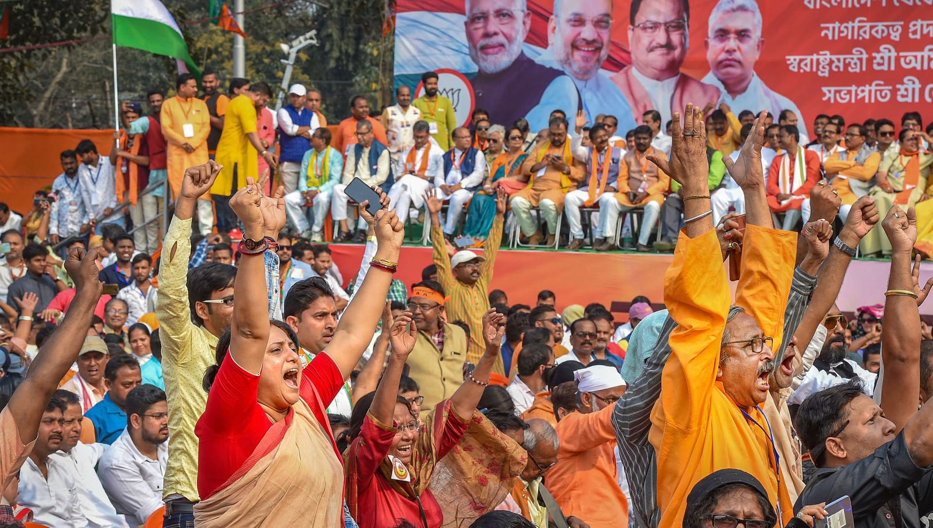 Kolkata में अमित शाह ने लगाया ‘जय श्रीराम’ का नारा, बोले : अयोध्या में बनेगा भव्य राम मंदिर
