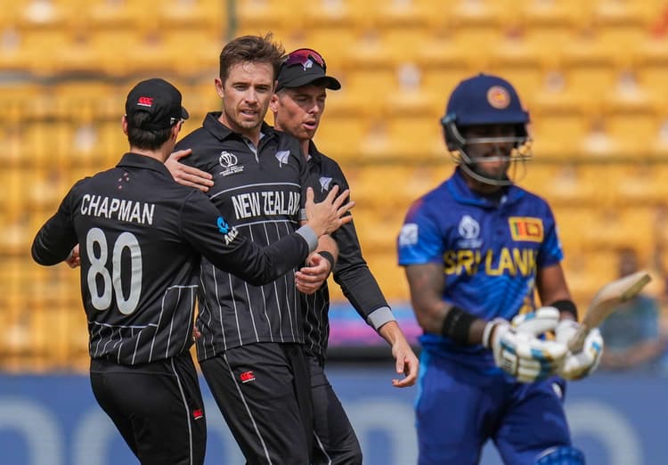 World Cup 2023: न्यूजीलैंड ने श्रीलंका को 171 रन पर किया ढेर, बन गए कई रिकॉर्ड्स