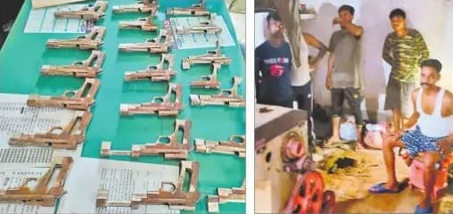 मुंगेर के कारीगरों ने फतुहा में खोल रखी थी अवैध गन फैक्टरी, बनायी जा रही थी 7.65 एमएम की पिस्टल