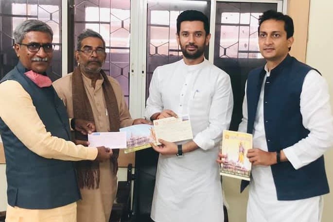 राम मंदिर निर्माण में चिराग पासवान का भी सहयोग, गुजरा कल याद करना नहीं भूले LJP सुप्रीमो