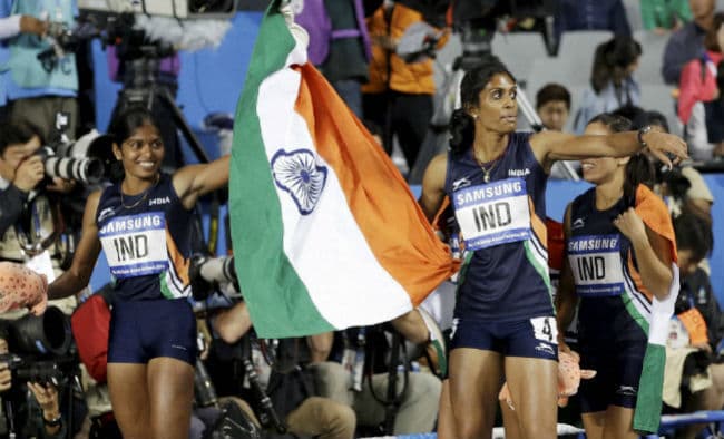 एशियाई खेल : महिलाओं की रिले रेस में मिला भारत को एक और गोल्ड