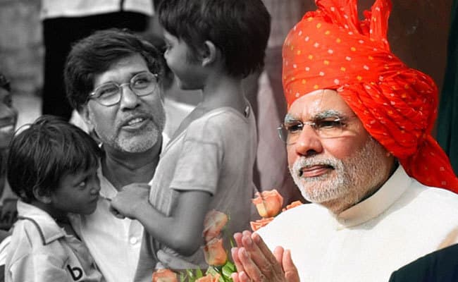 पीएम मोदी ने नोबेल विजेता कैलाश सत्यार्थी को किया सलाम
