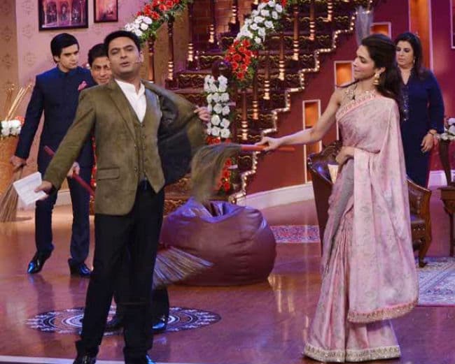 ''कॉमेडी नाइट्स'' में मनेगा ''हैप्पी न्यू ईयर'',शाहरुख, दीपिका,फराह और...