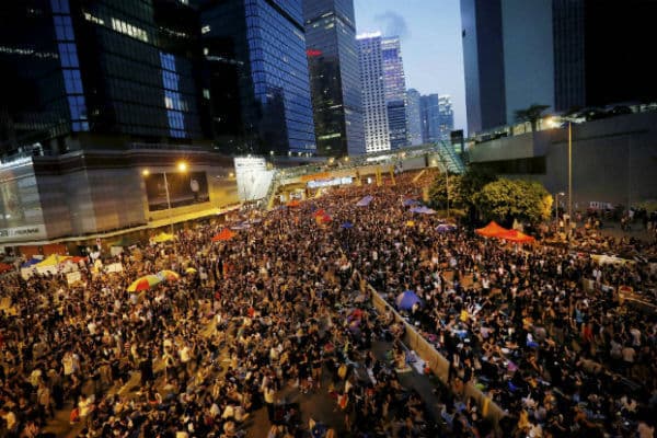 हांगकांग में प्रदर्शन पर चीन ने पहली बार कहा,आत्मनिर्णय व स्वतंत्रता का प्रयास