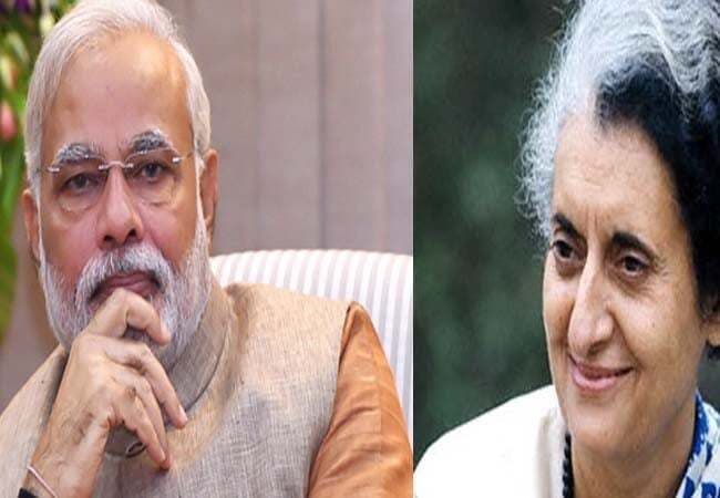 राजदीप ने मोदी की तुलना इंदिरा से की