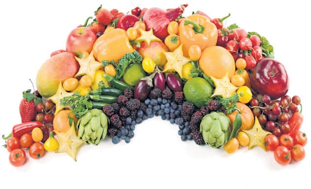 इंद्रधनुषी डायट से संवारें सेहत