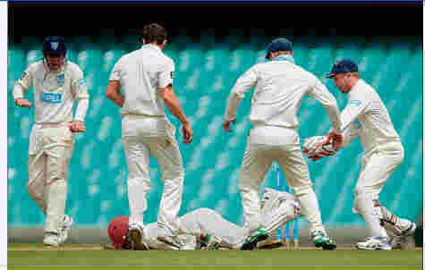 पुराने मॉडल का हेलमेट पहनने के कारण ह्यूजेस हुए दुर्घटना का शिकार!