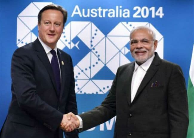 2014 में ब्रिटेन के लिए ''शीर्ष प्राथमिकता'' पर रहा भारत