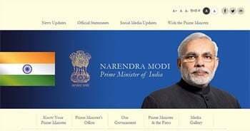 मोदी के तस्वीरों के साथ पीएमओ वेबसाइट फिर से लांच