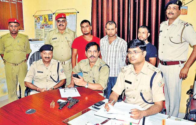 बिटटू गिरोह के तीन अपराधी गिरफ्तार