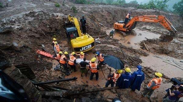 पुणे भूस्खलन: मृतकों की संख्या 109 पहुंची