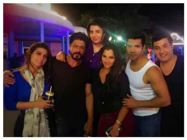 सानिया आपकी मुस्कान ने पूरे सेट को जीत लिया : शाहरुख खान