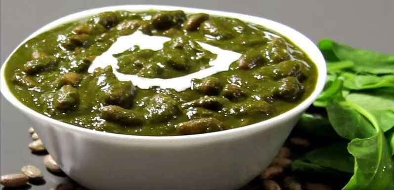 पालक विद राजमा फ्राई