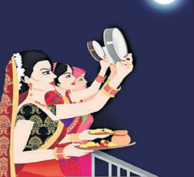करवा चौथ आज: पति की लंबी उम्र के लिए व्रत