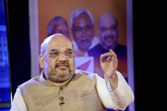 TIMES NOW पर शाह की सफाई : मोदी जी के कमजोर होने से एंटी नेशनल होंगे खुश