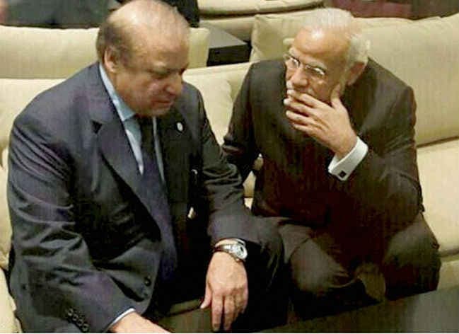 पेरिस में मिले नरेंद्र मोदी और नवाज शरीफ, UN ने किया स्वागत