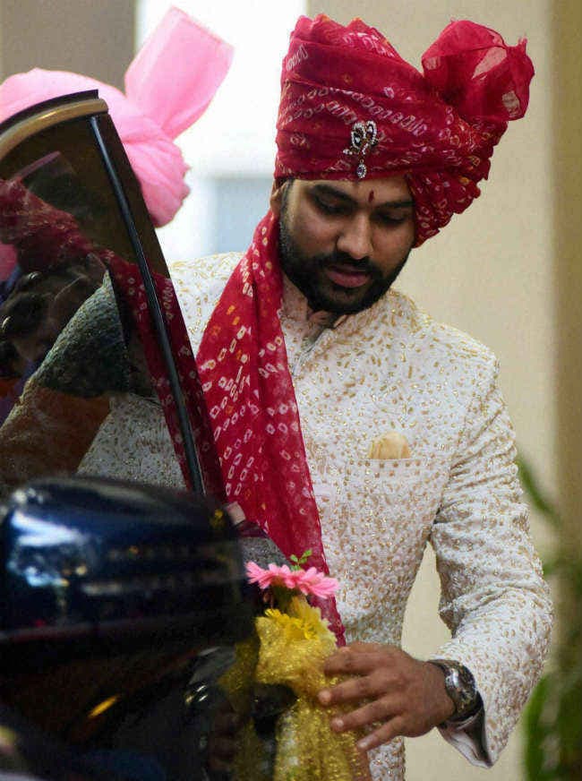 रितिका संग विवाह बंधन में बंधे रोहित शर्मा